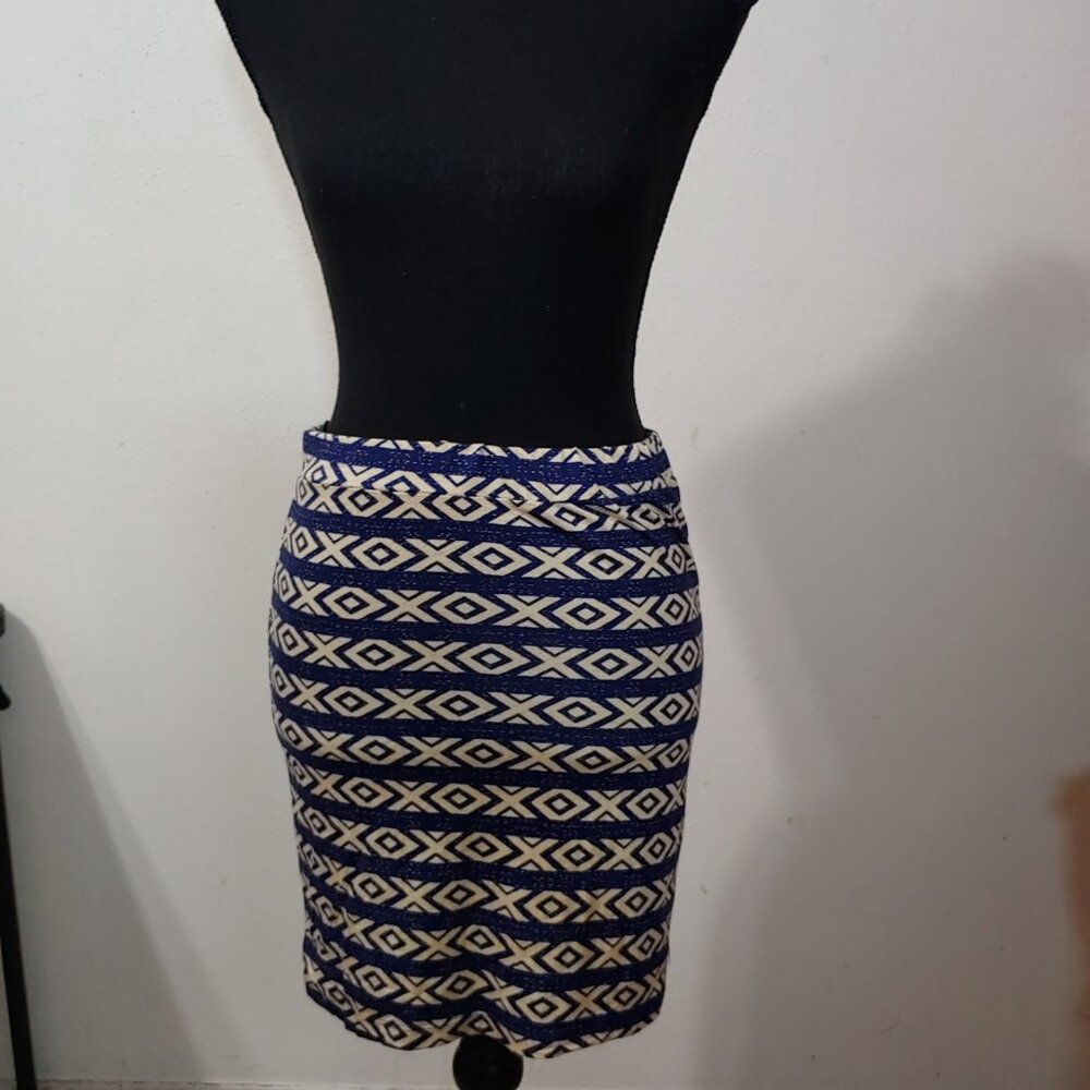 Billabong Tribal Geometric Stertchy Mini Skirt